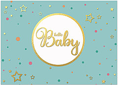 Hello Baby Congratulations Card D1447D-Y
